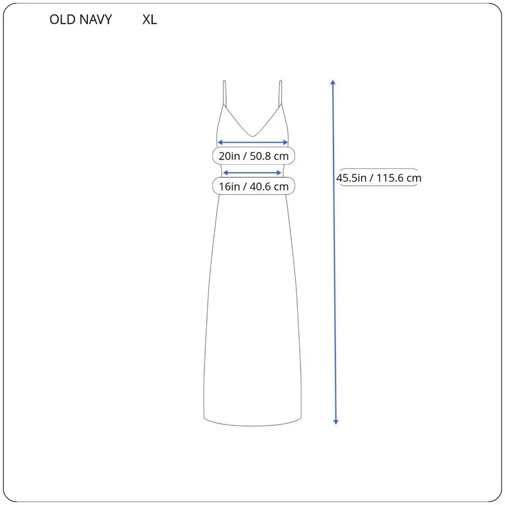 Old Navy Women Dress Extra Large XL Slip Black White Geometric GEO65XE - Picture 2 of 12